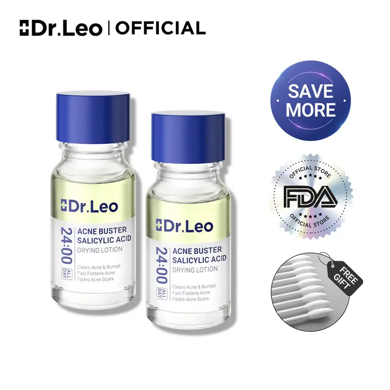Dr.Leo 24H Acne & Pimple Treatment Drying Lotion | Salicylic Acid + Sulfur + Niacinamide | Viral Product | Inflammation Relief, Post-Blemish Care & High Pressure Pimple Relief
