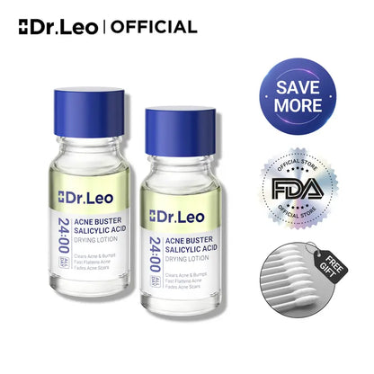 Dr.Leo 24H Acne & Pimple Treatment Drying Lotion | Salicylic Acid + Sulfur + Niacinamide | Viral Product | Inflammation Relief, Post-Blemish Care & High Pressure Pimple Relief