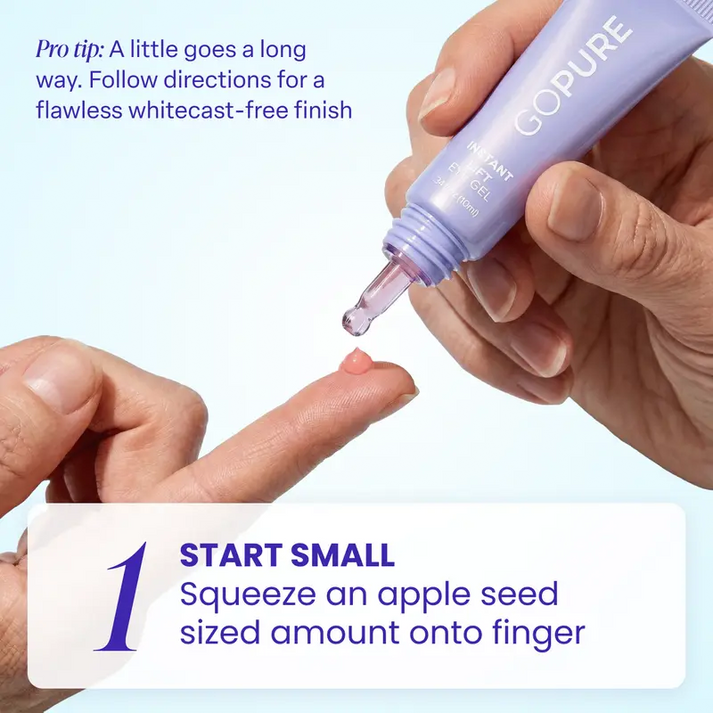 Under-eye after use