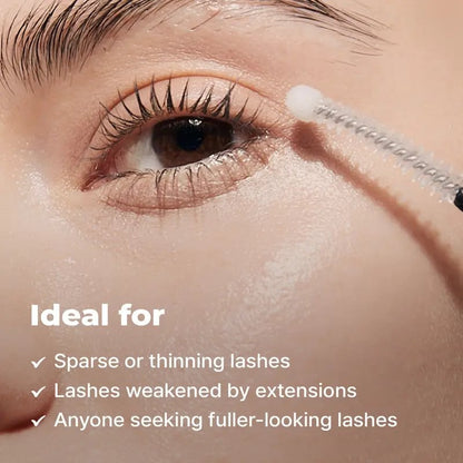 Essential Eyelash Growth Serum, Jumbo Size 0.5fl.oz - Safe & Gentle Lashes Care, Fuller, Thicker in 2 Weeks, Non-Prostaglandin