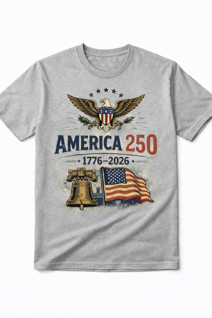 🎉America 250™ 🎉– 1776–2026 Patriotic Commemorative T-Shirt