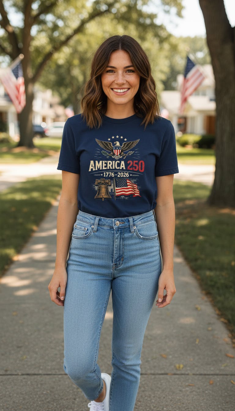🎉America 250™ 🎉– 1776–2026 Patriotic Commemorative T-Shirt