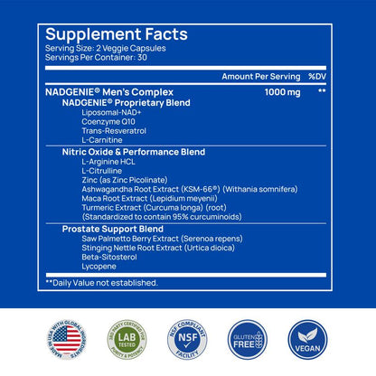 Selerb NAD+ Supplements & Magnesium Complex Bundle for Men, 90 + 60 Capsules