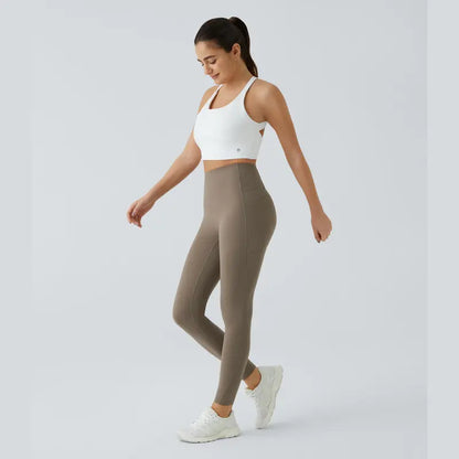 🔥Alisanda®  High Waisted Waist Shaping Pocket Shaping Training Leggings