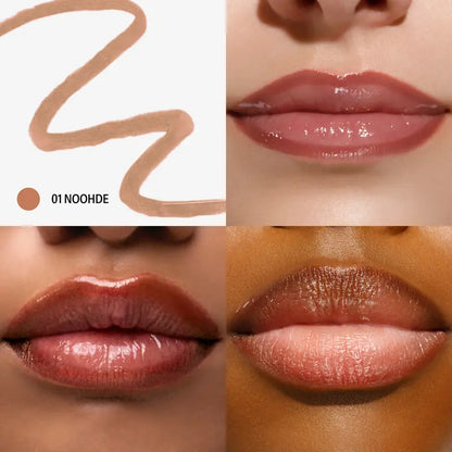 LIP LINER STAY-N - Peel-Off Lip Liner Stain - All Day & Night Lipliner with Hyaluronic Acid & Vitamin E - Long Lasting Formula - 0.12 fl oz / 3.5 ml
