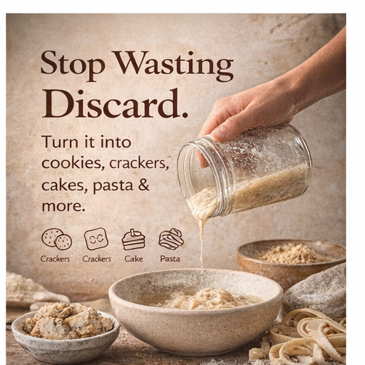 Sourdough Every Day: Your Guide to Using Active and Discard Starter for Artisan Bread, Rolls, Pasta, Sweets and More (Spiral Bound)
