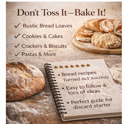 Sourdough Every Day: Your Guide to Using Active and Discard Starter for Artisan Bread, Rolls, Pasta, Sweets and More (Spiral Bound)