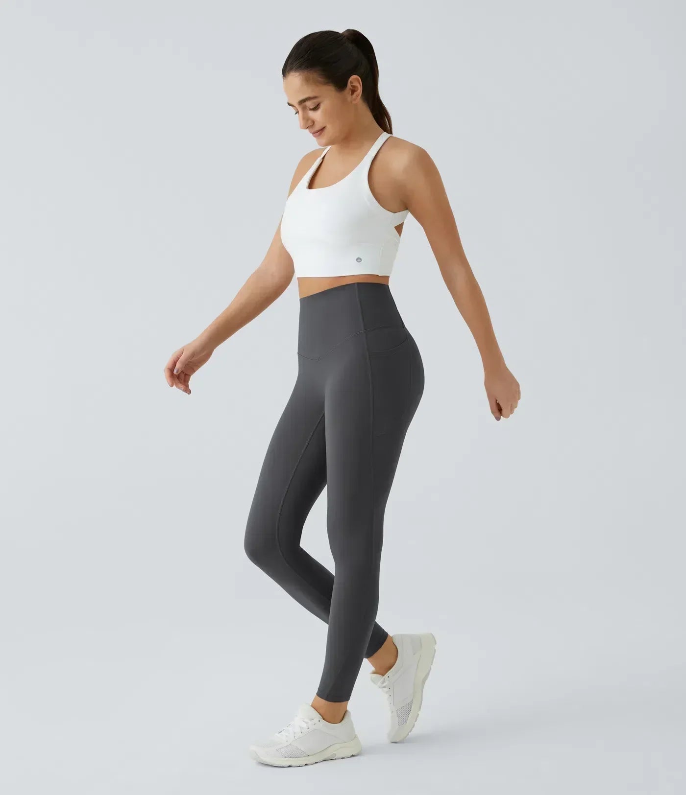 🔥Alisanda®  High Waisted Waist Shaping Pocket Shaping Training Leggings
