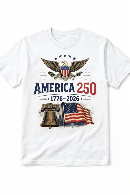 🎉America 250™ 🎉– 1776–2026 Patriotic Commemorative T-Shirt